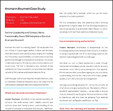 Kromann Reumert case studie